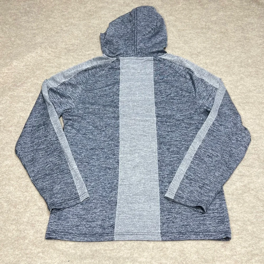 Majestic Milwaukee Brewers MLB Mens Space Dye Lightweight Hoodie Small Tech EUC - Picture 2 of 6